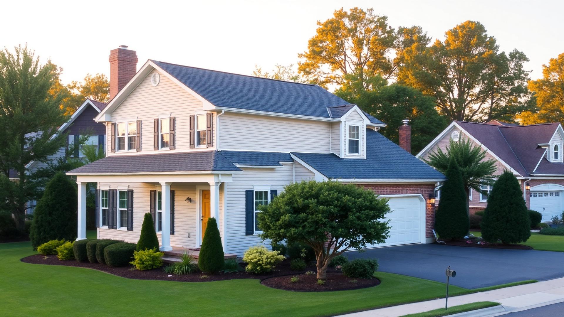 Beautiful suburban Takoma Park, MD home with new architectural shingle roof