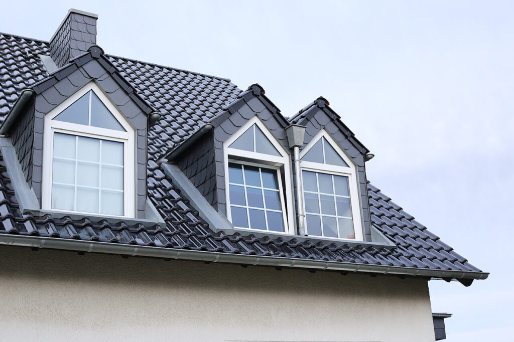 Beautiful house with a well-matched roof